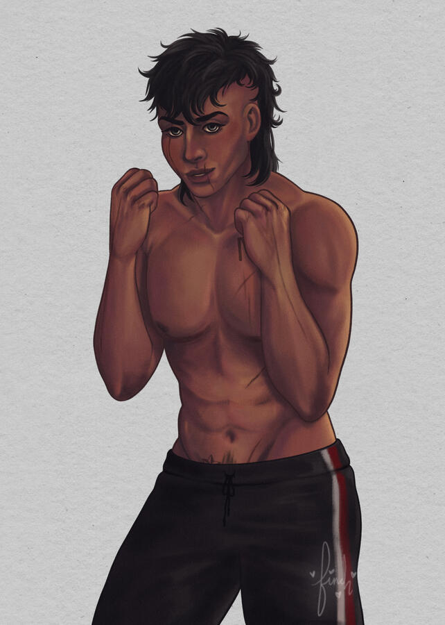 Style: Full Color - SFW Solo - Flat Background